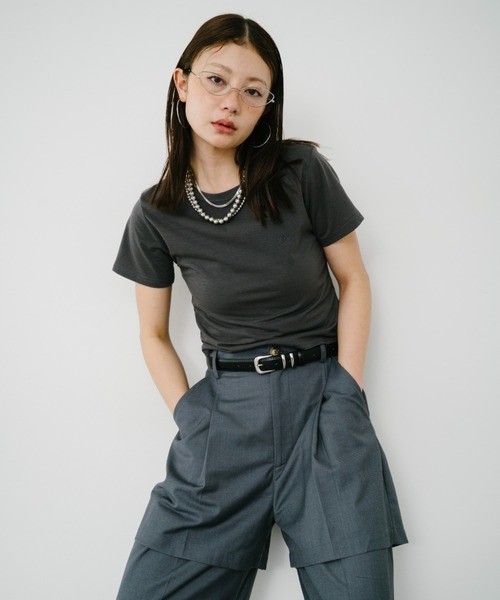 Mikako collaboration】レイヤードタックパンツ（その他パンツ