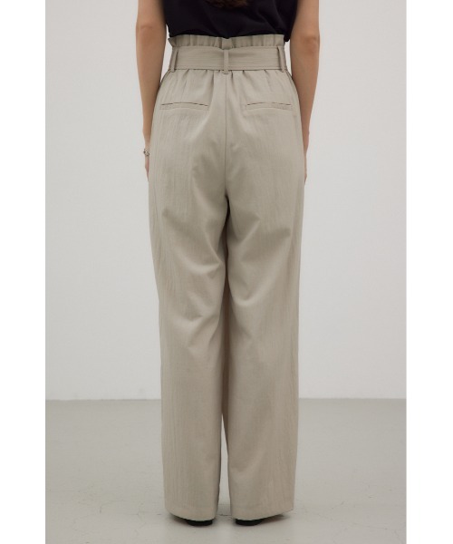 crie conforto（クリーコンフォルト）の「フロントラップワイドパンツ　ベルト取り外し可能（その他パンツ・レディース・ピンク/ベージュ/ブラック・MEDIUM/SMALL）」の9枚目の写真