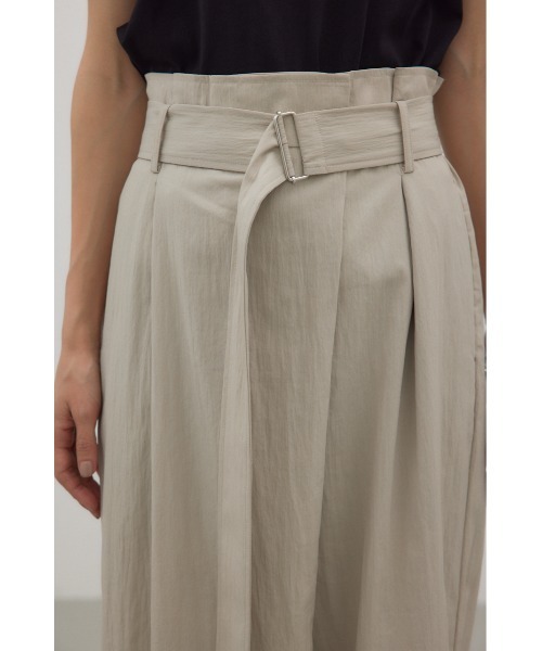 crie conforto（クリーコンフォルト）の「フロントラップワイドパンツ　ベルト取り外し可能（その他パンツ・レディース・ピンク/ベージュ/ブラック・MEDIUM/SMALL）」の10枚目の写真