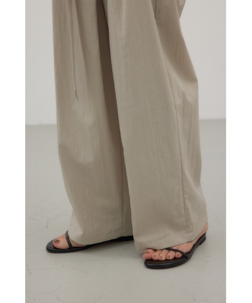 crie conforto（クリーコンフォルト）の「フロントラップワイドパンツ　ベルト取り外し可能（その他パンツ・レディース・ピンク/ベージュ/ブラック・MEDIUM/SMALL）」の13枚目の写真