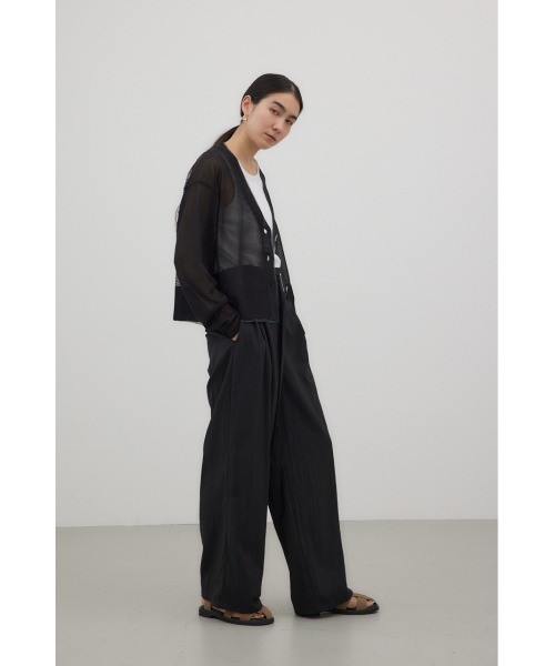 crie conforto（クリーコンフォルト）の「フロントラップワイドパンツ　ベルト取り外し可能（その他パンツ・レディース・ピンク/ベージュ/ブラック・MEDIUM/SMALL）」の16枚目の写真