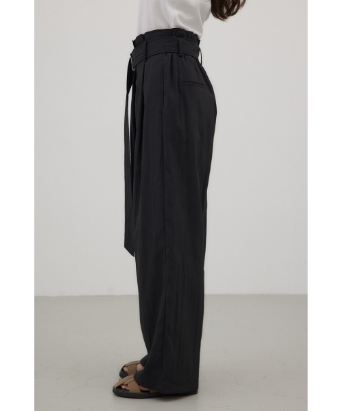 crie conforto（クリーコンフォルト）の「フロントラップワイドパンツ　ベルト取り外し可能（その他パンツ・レディース・ピンク/ベージュ/ブラック・MEDIUM/SMALL）」の18枚目の写真