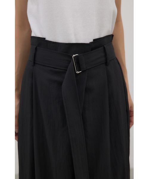 crie conforto（クリーコンフォルト）の「フロントラップワイドパンツ　ベルト取り外し可能（その他パンツ・レディース・ピンク/ベージュ/ブラック・MEDIUM/SMALL）」の20枚目の写真