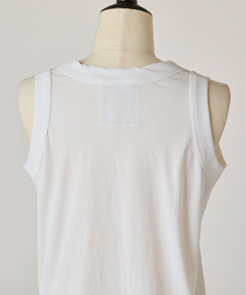 BEARDSLEY（ビアズリー）の「強撚さらっとタンクトップ（Tシャツ/カットソー・レディース・グレー/ホワイト/ブラック・FREE）」の22枚目の写真