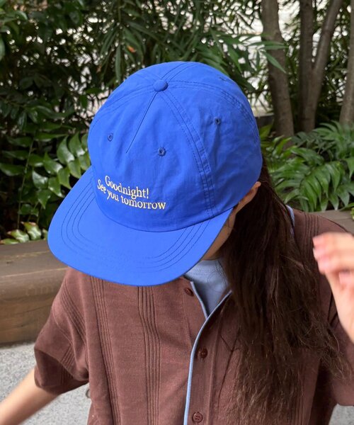 CIAOPANIC TYPY（チャオパニックティピー）の「【UNISEX】ナイロンロゴキャップ（キャップ・レディース・ブラック/ブルー/レッド/イエロー・ONE SIZE）」の13枚目の写真