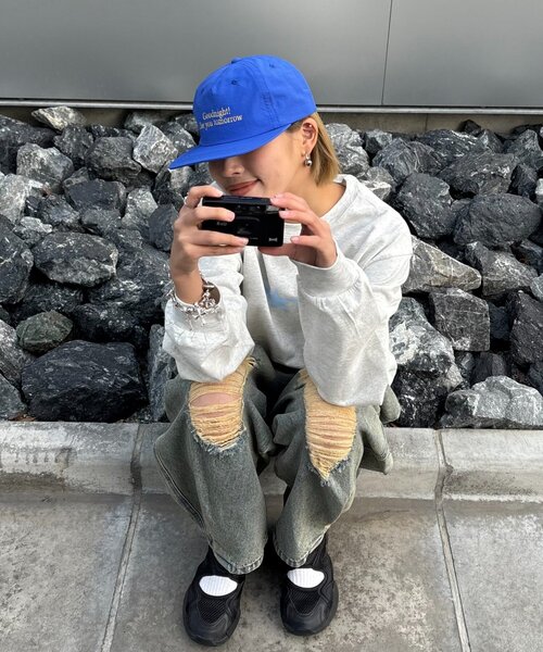 CIAOPANIC TYPY（チャオパニックティピー）の「【UNISEX】ナイロンロゴキャップ（キャップ・レディース・ブラック/ブルー/レッド/イエロー・ONE SIZE）」の16枚目の写真