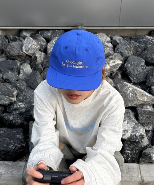 CIAOPANIC TYPY（チャオパニックティピー）の「【UNISEX】ナイロンロゴキャップ（キャップ・レディース・ブラック/ブルー/レッド/イエロー・ONE SIZE）」の17枚目の写真