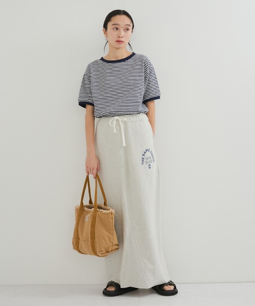 STAR&STRIPE（スターアンドストライプ）の「【STAR＆STRIPE(スター&ストライプ)】RINGER TEE（Tシャツ/カットソー・レディース・ブラック/グリーン/レッド/ネイビー・M）」の21枚目の写真