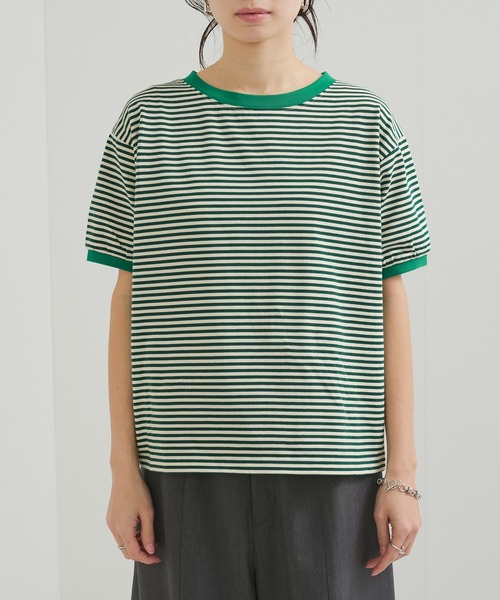 STAR＆STRIPE(スター&ストライプ)】RINGER TEE（Tシャツ