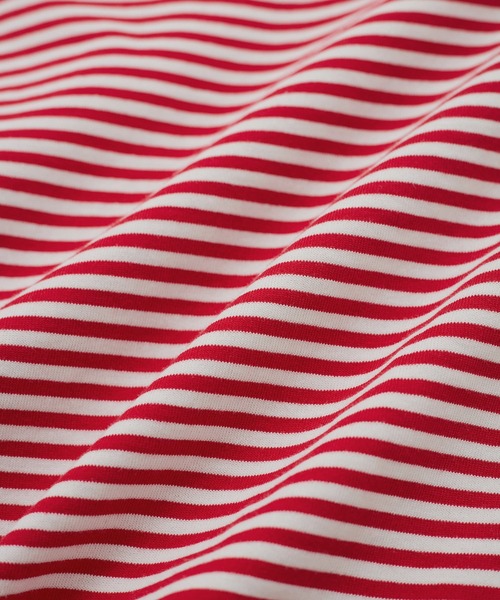 STAR&STRIPE（スターアンドストライプ）の「【STAR＆STRIPE(スター&ストライプ)】RINGER TEE（Tシャツ/カットソー・レディース・ブラック/グリーン/レッド/ネイビー・M）」の8枚目の写真