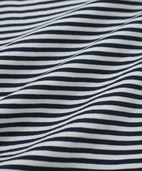 STAR&STRIPE（スターアンドストライプ）の「【STAR＆STRIPE(スター&ストライプ)】RINGER TEE（Tシャツ/カットソー・レディース・ブラック/グリーン/レッド/ネイビー・M）」の7枚目の写真