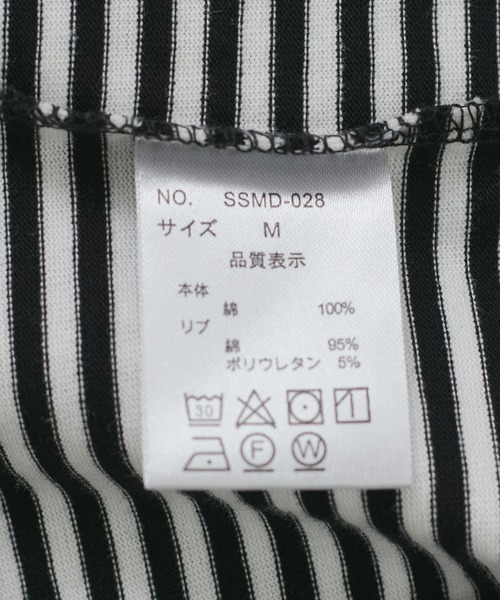 STAR&STRIPE（スターアンドストライプ）の「【STAR＆STRIPE(スター&ストライプ)】RINGER TEE（Tシャツ/カットソー・レディース・ブラック/グリーン/レッド/ネイビー・M）」の5枚目の写真