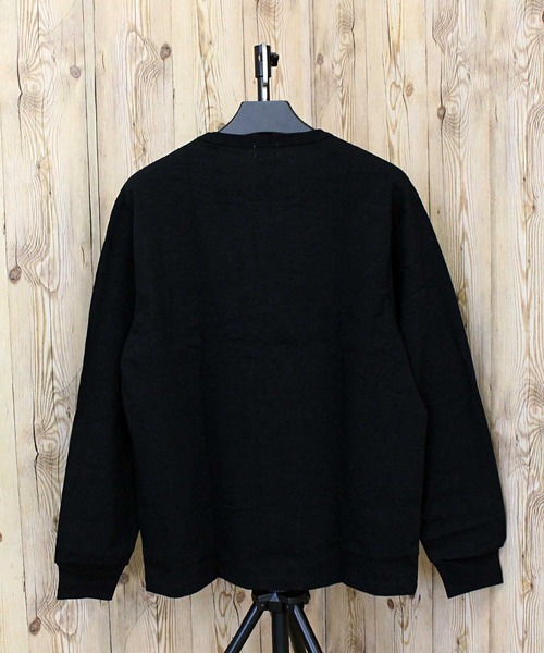 Schott（ショット）の「WORK LABEL POCKET ロングTシャツ（Tシャツ/カットソー・メンズ・ホワイト/ブラック・L/XL/XXL/M）」の5枚目の写真