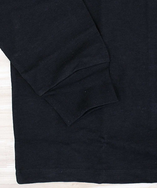 Schott（ショット）の「WORK LABEL POCKET ロングTシャツ（Tシャツ/カットソー・メンズ・ホワイト/ブラック・L/XL/XXL/M）」の8枚目の写真