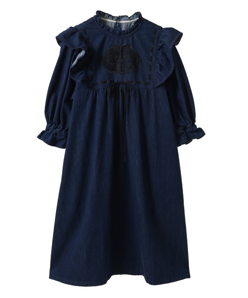 Candy Stripper（キャンディストリッパー）の「DEAR PEPE DENIM ワンピース（ワンピース・レディース・インディゴブルー/ライトインディゴブルー・FREE）」の22枚目の写真