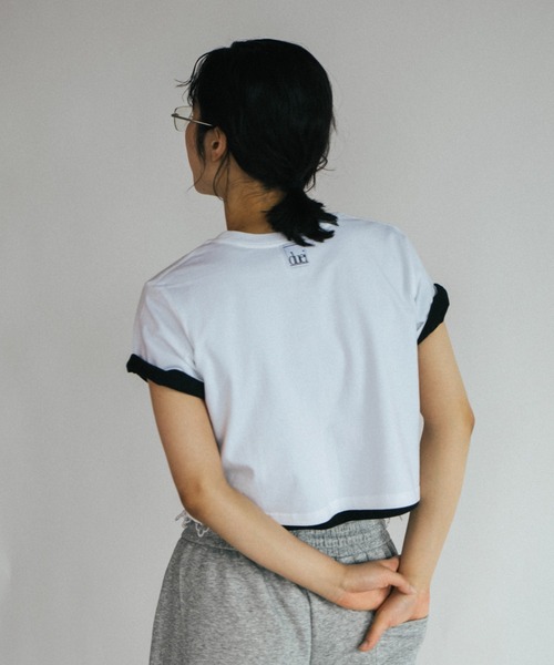 ベーシッククロップドTシャツ（Tシャツ/カットソー）｜duei