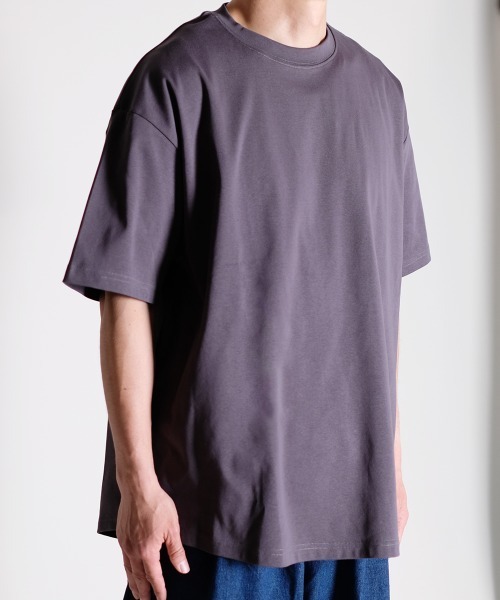 rehacer(レアセル)の「R. : OverSize Round Tech S/S(Tシャツ/カットソー・メンズ・ブラック/ホワイト/グレー・MEDIUM/LARGE)」の7枚目の写真