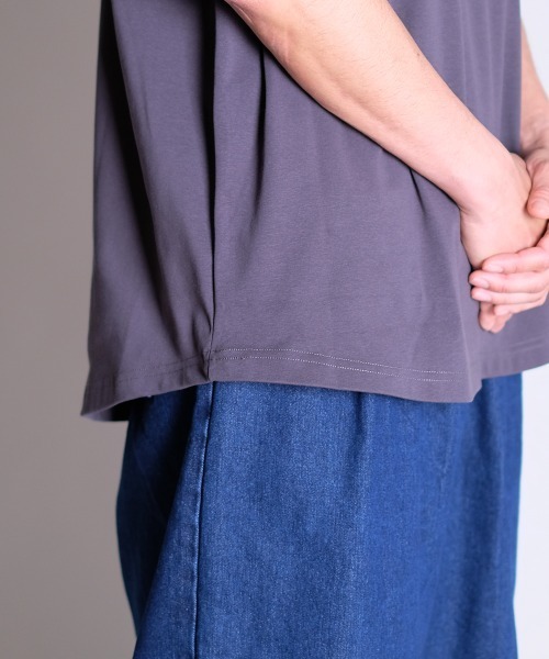 rehacer(レアセル)の「R. : OverSize Round Tech S/S(Tシャツ/カットソー・メンズ・ブラック/ホワイト/グレー・MEDIUM/LARGE)」の8枚目の写真