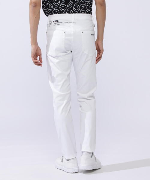PEARLY GATES(パーリーゲイツ)の「【PEARLY GATES】ストレッチ綾目ドビー/ストレッチデニム EXストレッチvision 5ポケットパンツ(その他パンツ・メンズ・ホワイト/ネイビー/ブルー・LARGE/X-LARGE)」の6枚目の写真
