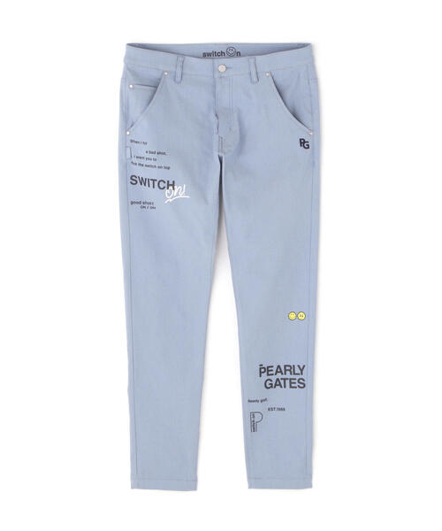 PEARLY GATES(パーリーゲイツ)の「【PEARLY GATES】ストレッチ綾目ドビー/ストレッチデニム EXストレッチvision 5ポケットパンツ(その他パンツ・メンズ・ホワイト/ネイビー/ブルー・LARGE/X-LARGE)」の12枚目の写真