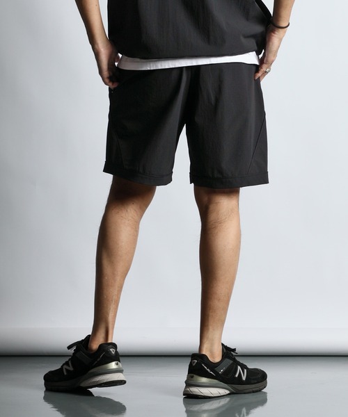 The DUFFER of ST.GEORGE(ザダファーオブセントジョージ)の「〔BLACK LABEL〕CORDURA RIPSTOP TRUCK SHORTS:セットアップ コーデュラリップストップ トラックショーツ(その他パンツ・メンズ・ブラック・SMALL/MEDIUM/LARGE/X-LARGE)」の5枚目の写真