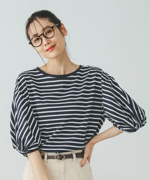 GLOBAL WORK | リッチクリーン袖ねじり6分袖/289400(Tシャツ/カットソー)