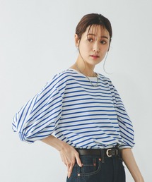 GLOBAL WORK | リッチクリーン袖ねじり6分袖/289400(Tシャツ/カットソー)