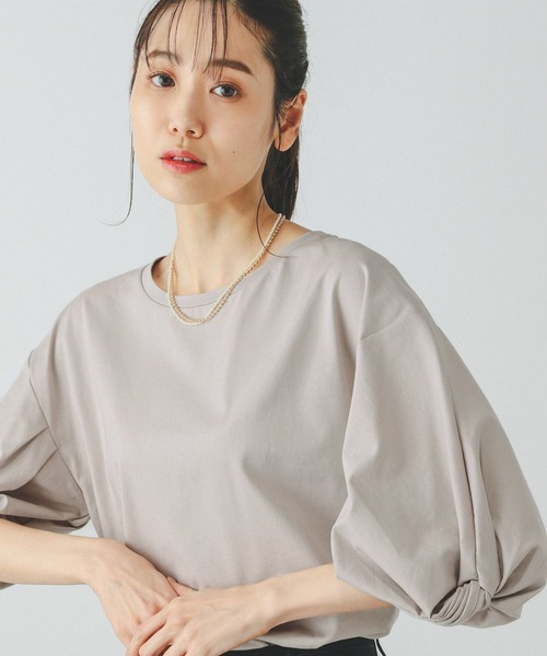 セール】リッチクリーン袖ねじり6分袖/289400（Tシャツ/カットソー
