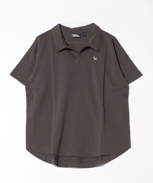 Eddie Bauer(エディーバウアー)の「開襟 Tシャツ(Tシャツ/カットソー・レディース・ホワイト/チャコール/杢グレー・S/L/M/XL)」の17枚目の写真