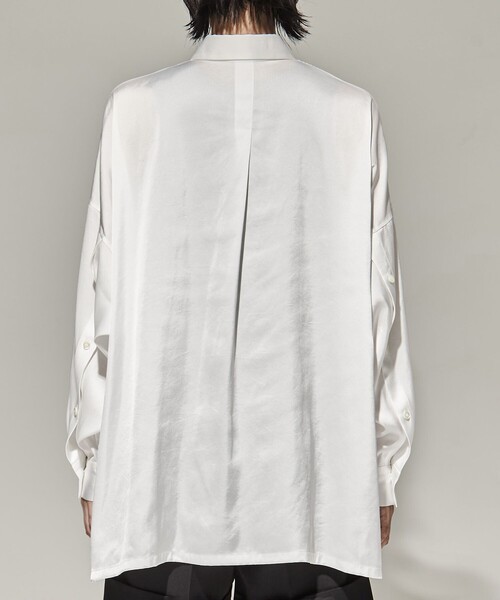 UJOH（ウジョー）の「【UJOH/ウジョー】《STUDIOUS別注》ドローコードシャツ（シャツ/ブラウス・レディース・ホワイト/ブラック・2）」の16枚目の写真