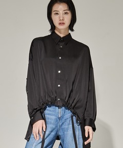 レディース UJOH ウジョー　ブラウス　クロップドシャツ　オフホワイト UJOH（ウジョー）の「Cropped Shirt（シャツ/ブラウス）」 - WEAR