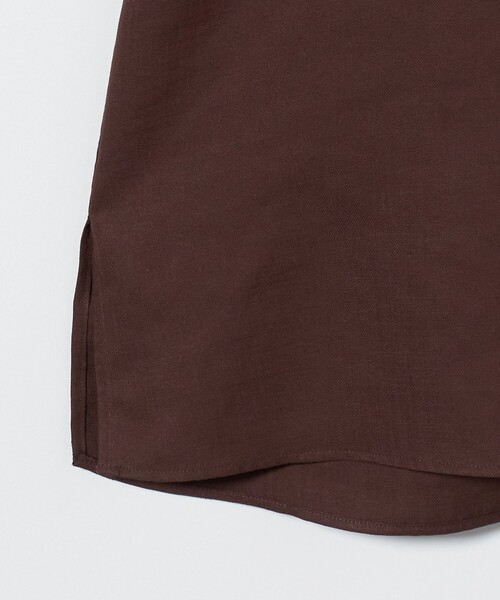 UNITED ARROWS（ユナイテッドアローズ）の「ツイル オープンカラー ショートスリーブシャツ（シャツ/ブラウス・メンズ・ナチュラル/オリーブ/ダークブラウン/ネイビー・M/L/S/XL）」の21枚目の写真