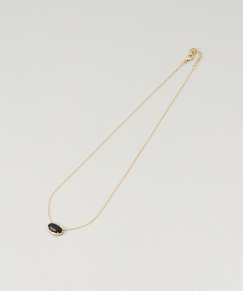 Noble（ノーブル）の「Louise Hendricks/ルイーズ ヘンドリックス ブラックオニキスショートネックレス（ネックレス・レディース・ブラック・FREE）」の3枚目の写真