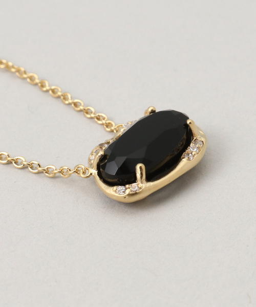 Noble（ノーブル）の「Louise Hendricks/ルイーズ ヘンドリックス ブラックオニキスショートネックレス（ネックレス・レディース・ブラック・FREE）」の8枚目の写真