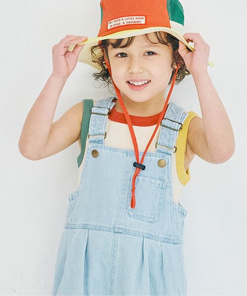 p.premier(ピードットプルミエ)の「シンプルリブタンクトップ(タンクトップ・キッズ・ブラウン/グリーン/ブラック/アイボリー/ブルー・80/90/100/110/120/130/140)」の2枚目の写真