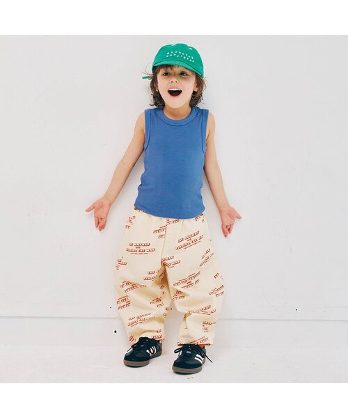 p.premier(ピードットプルミエ)の「シンプルリブタンクトップ(タンクトップ・キッズ・ブラウン/グリーン/ブラック/アイボリー/ブルー・80/90/100/110/120/130/140)」の6枚目の写真