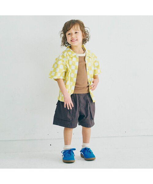 p.premier(ピードットプルミエ)の「シンプルリブタンクトップ(タンクトップ・キッズ・ブラウン/グリーン/ブラック/アイボリー/ブルー・80/90/100/110/120/130/140)」の9枚目の写真