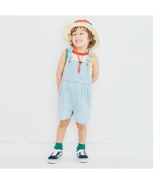 p.premier(ピードットプルミエ)の「シンプルリブタンクトップ(タンクトップ・キッズ・ブラウン/グリーン/ブラック/アイボリー/ブルー・80/90/100/110/120/130/140)」の12枚目の写真