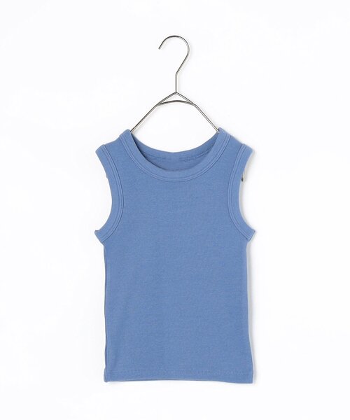 p.premier(ピードットプルミエ)の「シンプルリブタンクトップ(タンクトップ・キッズ・ブラウン/グリーン/ブラック/アイボリー/ブルー・80/90/100/110/120/130/140)」の15枚目の写真
