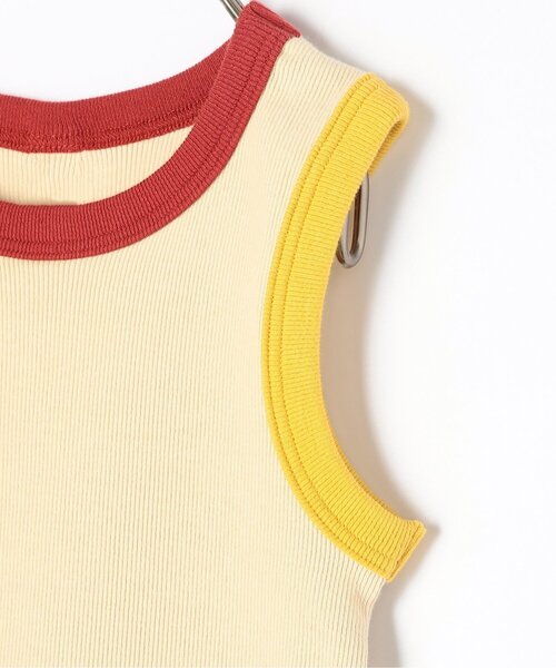 p.premier(ピードットプルミエ)の「シンプルリブタンクトップ(タンクトップ・キッズ・ブラウン/グリーン/ブラック/アイボリー/ブルー・80/90/100/110/120/130/140)」の16枚目の写真