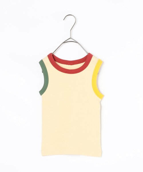 p.premier(ピードットプルミエ)の「シンプルリブタンクトップ(タンクトップ・キッズ・ブラウン/グリーン/ブラック/アイボリー/ブルー・80/90/100/110/120/130/140)」の18枚目の写真