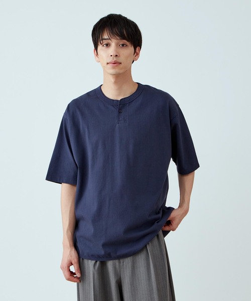 acne studios ヘンリーネック ロンT フェード加工 アクネ セール】【ANTS & ELEPHANTS】フェード加工 ヘンリーネックT