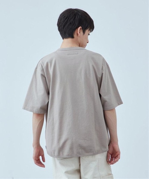 セール】【ANTS & ELEPHANTS】フェード加工 ヘンリーネックT