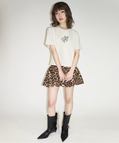 美品‼️ Rnyroom ベアミニスカート peplum mini SK / ペプラムミニスカート（スカート）｜musubore