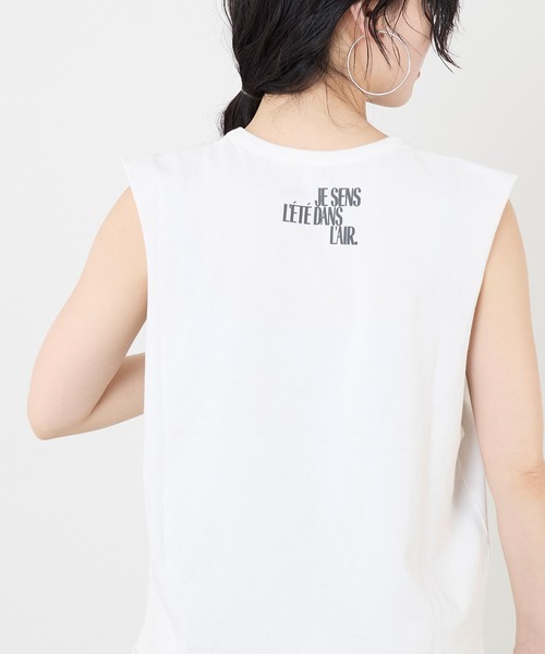 upper hights / アッパーハイツ 25SS 252CW05020 カットオフノースリーブT-shirt-CUT OFF TEE ノースリーブTシャツ セール】【upper hights】カットオフノースリーブT-shirt-CUT