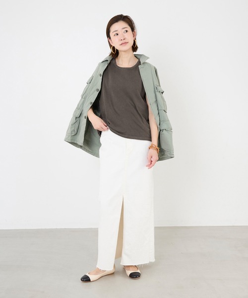 【upperhights】25SS 252CW05020 カットオフノースリーブT-shirt-CUT OFF TEEノースリーブTシャツ セール】【upper hights】カットオフノースリーブT-shirt-CUT