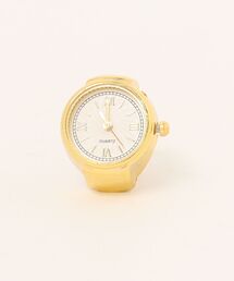【OKUOKU 0909】watch ring 指輪時計 フリーサイズ仕様 oku-ring-g4【RBTS】