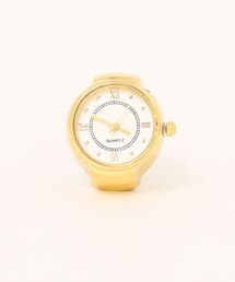 【OKUOKU 0909】watch ring 指輪時計 フリーサイズ仕様 oku-ring-g4【RBTS】