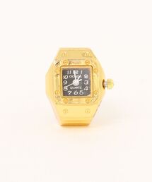 【OKUOKU 0909】watch ring 指輪時計 フリーサイズ仕様 oku-ring-g4【RBTS】