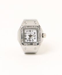 【OKUOKU 0909】watch ring 指輪時計 フリーサイズ仕様 oku-ring-g4【RBTS】